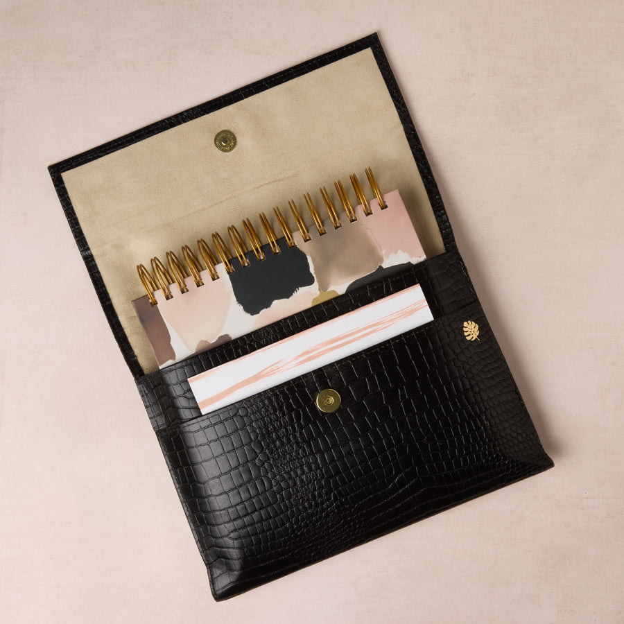 Luxury Leather Planner Cover