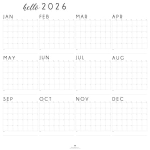 2026 Wall Calendar
