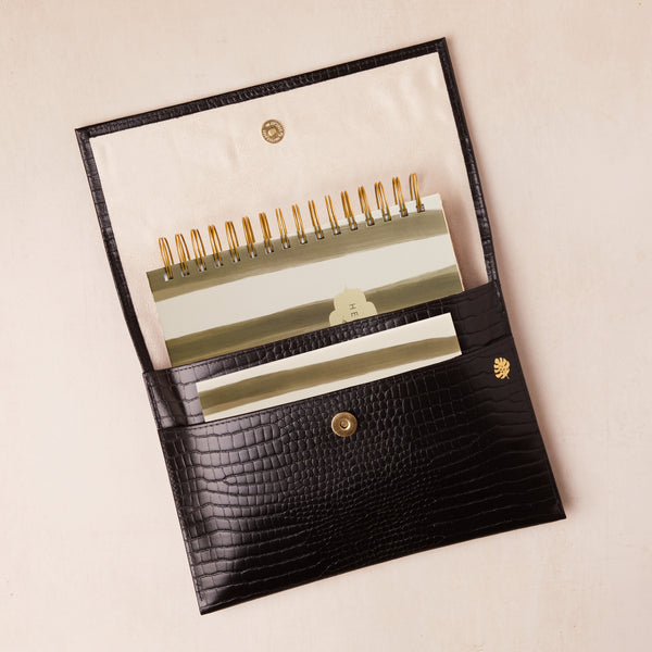 Luxury Leather Planner Cover