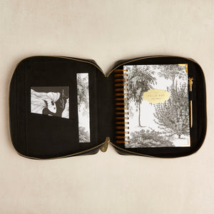 Hello Day Floresta 2024 Planner in Porté Grande faux leather Zip Case