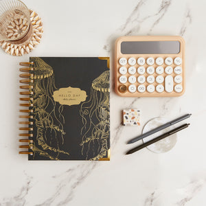 2024 - 2025 Academic / Mid Year Daily Planner: Shimmer