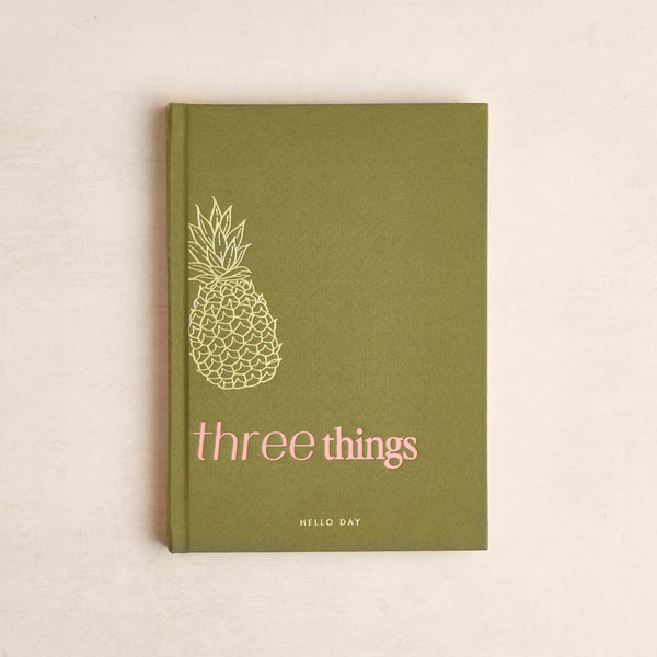 Three Things Prompt Journal
