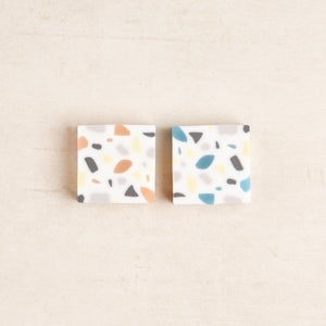 Terrazzo Square Erasers (Set of 2)