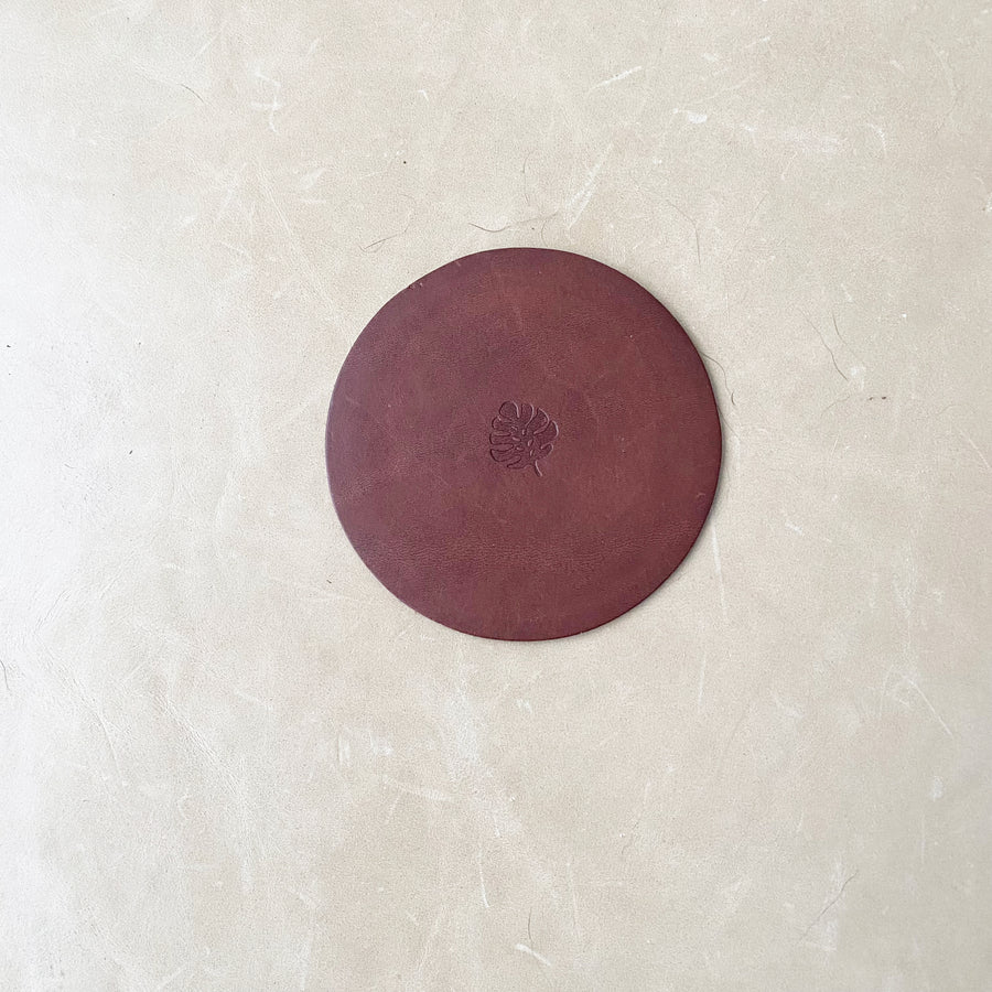 Leather Coaster & Positivity Reminder Cards