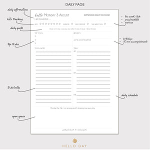 ORIGINAL 2024 Daily Planner: SHIMMER