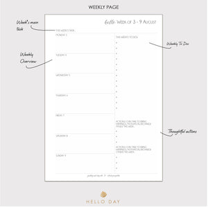 ORIGINAL 2026 Daily Planner: PETUNIA