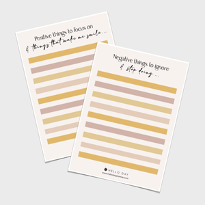 Positivity Reminder Cards