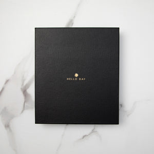 Decorative Box: Black Croc Paper