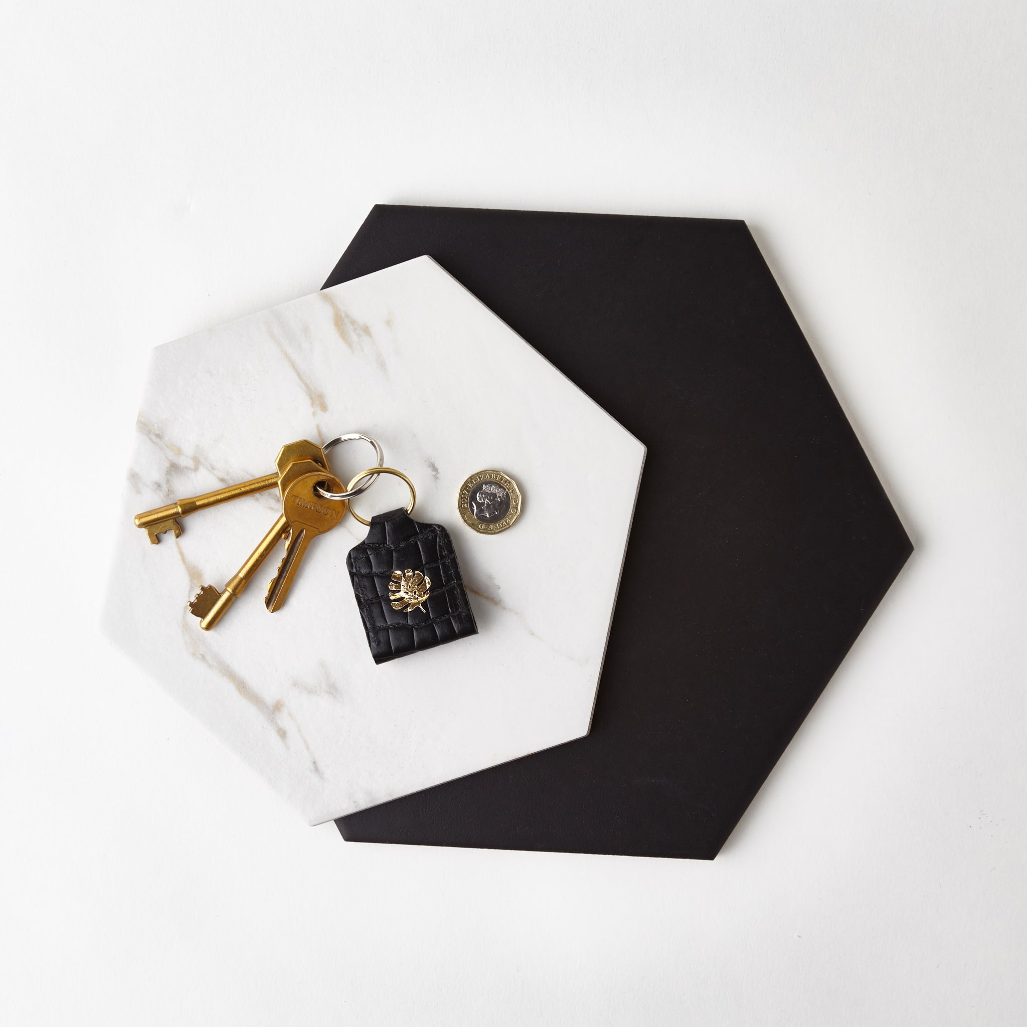 Leather Keyring Coin Holder