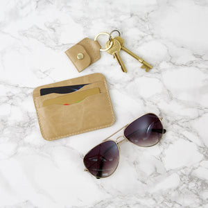 Leather Keyring Coin Holder