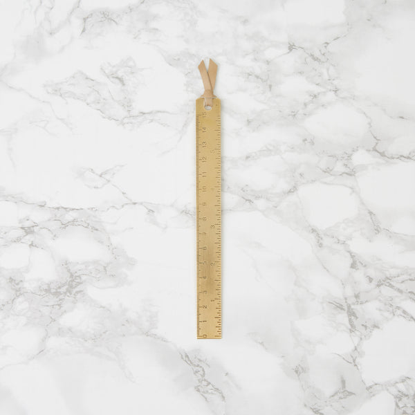 Knotted Tassel Brass Ruler