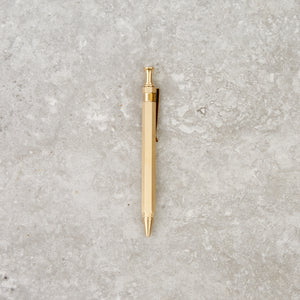 Debonaire Hexagon Brass Ballpoint Pen
