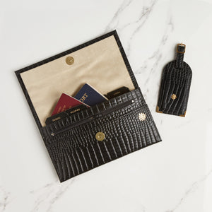 Luxury Leather Luggage Tag