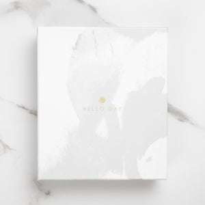 2018 Decorative Box: Grey & White