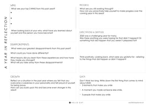 A Year in Reflection Printable