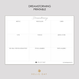 Dreamstorming Printable