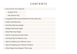 Get the Most Out of Your Planner Digital Guide