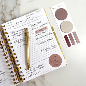 Set of Transparent Sticky Notes