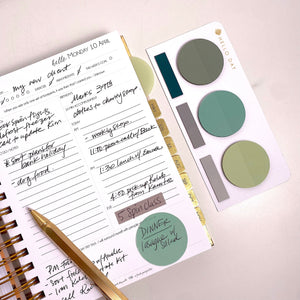 Set of Transparent Sticky Notes