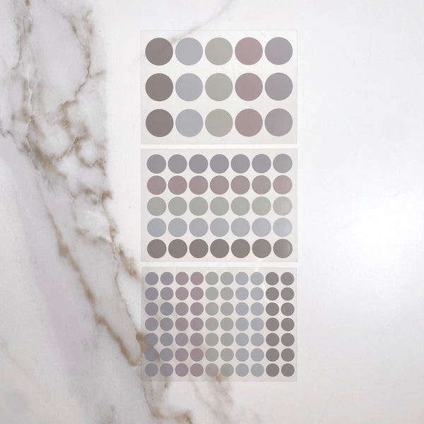 Round Transparent Planner Stickers