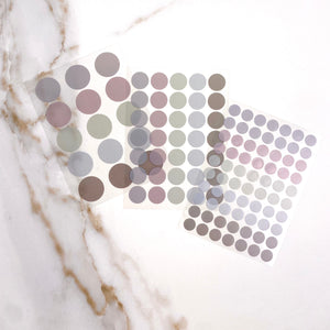 Round Transparent Planner Stickers