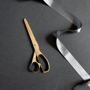 Hello Day Brass Coloured Scissors