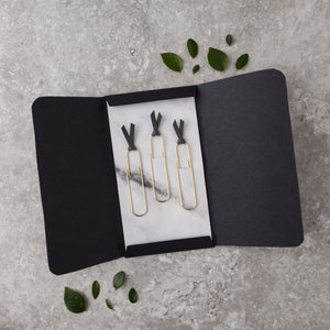 Black and Marble Envelope for Paperclips