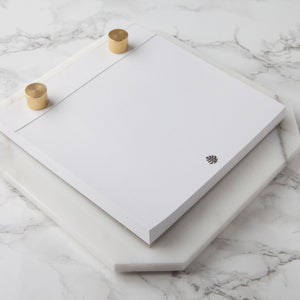 Paper Refill on Carrara Marble Block