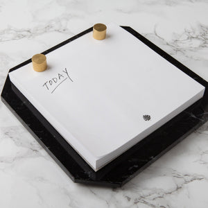 Paper Refill on Black Marble Block