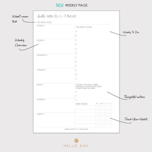 2023 - 2024 Academic / Mid Year Daily Planner: Cosmos